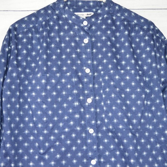 MADEWELL | x Daryl K Blue Long Sleeve Button-Down - Picture 5 of 11